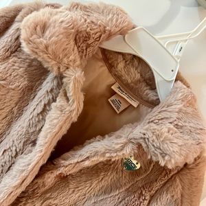 Juicy Couture Spring Faux Fur Coat